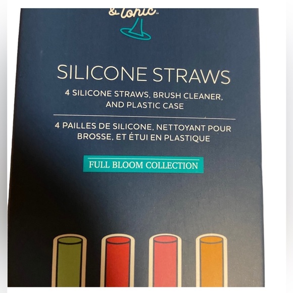 Chip and Tonic silicone straw set - Picture 4 of 5